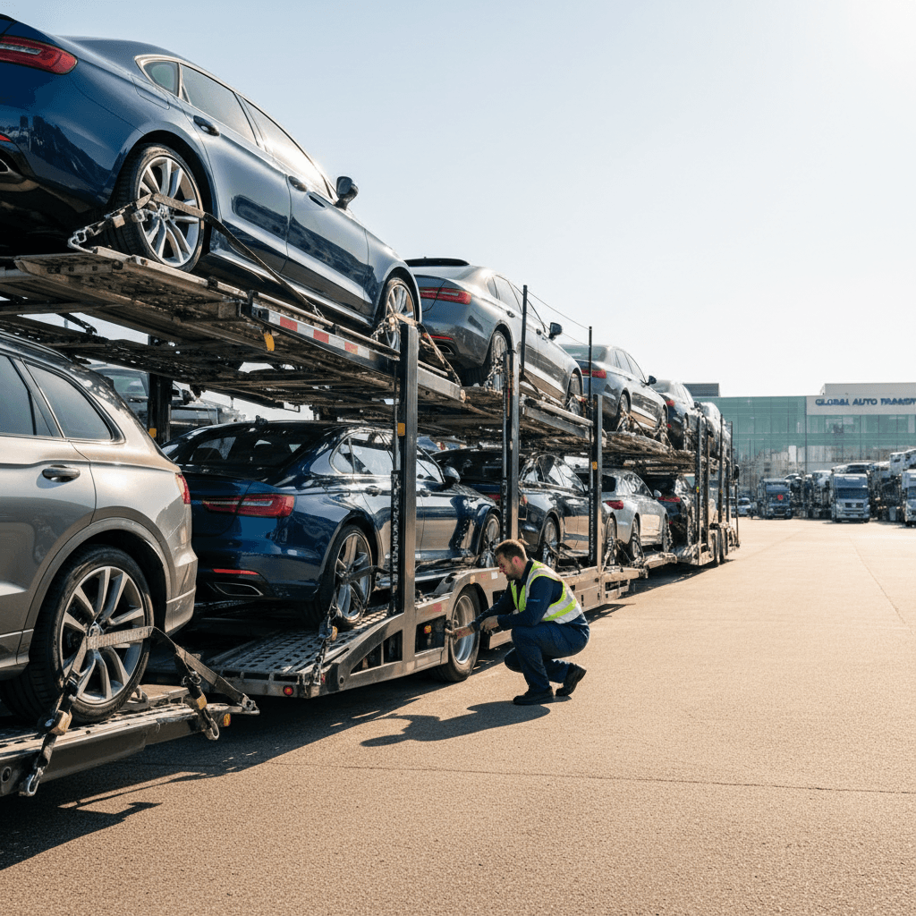Vehicle transportation with car haulers
