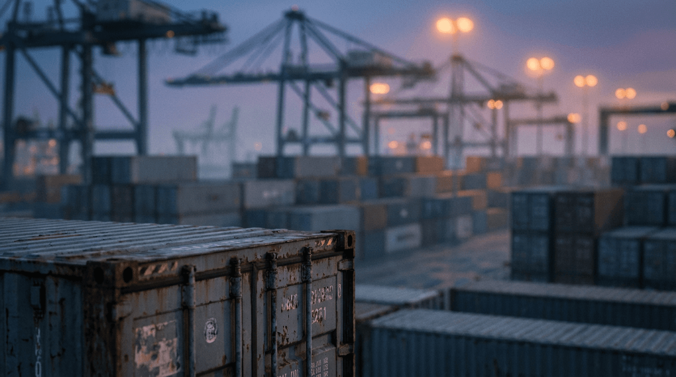 Container shipping logistics